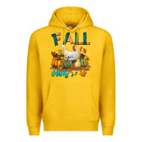 Lemon Fall Vibes Chicken Premium Hoodie - LillyAllenDesigns