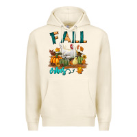 Tofu Fall Vibes Chicken Premium Hoodie - LillyAllenDesigns