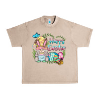 French Oak happy easter bunny gnome Urban Heavy Tee - BarkalooDesign