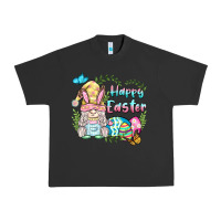 Pigment Black happy easter bunny gnome Urban Heavy Tee - BarkalooDesign