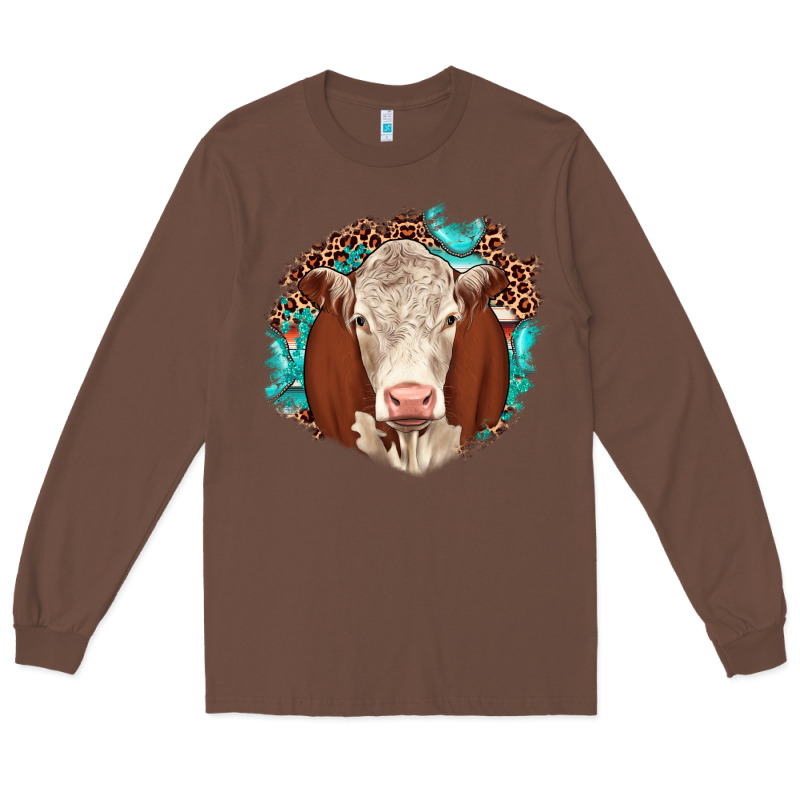 Hareford Leopard Gemstone Long Sleeve Tee by JahusDesignShop | Teevron
