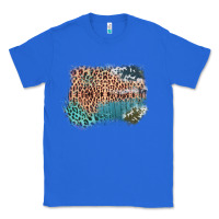 True Royal Leopard Wood Cowhide Pattern Mixed Western Frame Classic Tee - Bettercallsaul