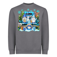 Storm snowman gnome truck Heavyweight Sweatshirt - texasbilliewilder