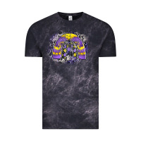 Cloud Black halloween rainbow Vintage Tee - CowhideDigitalArt