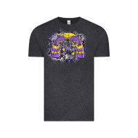 Vintage Black halloween rainbow Vintage Tee - CowhideDigitalArt