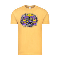 Vintage Mustard halloween rainbow Vintage Tee - CowhideDigitalArt