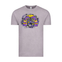 Vintage Zinc halloween rainbow Vintage Tee - CowhideDigitalArt
