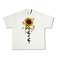 Pistachio mama sunflower Urban Heavy Tee - RacoonDesign