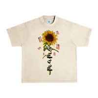 Sandshell mama sunflower Urban Heavy Tee - RacoonDesign