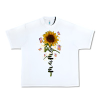 White mama sunflower Urban Heavy Tee - RacoonDesign