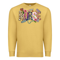 Antique Gold nurse Premium Sweatshirt - NancyCooperArtShop