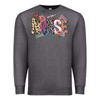 Charcoal Heather nurse Premium Sweatshirt - NancyCooperArtShop