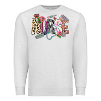 Oatmeal Heather nurse Premium Sweatshirt - NancyCooperArtShop