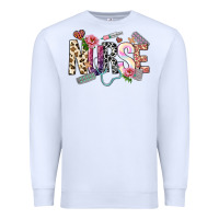 White nurse Premium Sweatshirt - NancyCooperArtShop