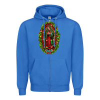 True Royal our lady of guadalupe christmas Zipper Hoodie - Jasminsmagicworld