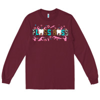 Burgundy floss boss Long Sleeve Tee - AdoDesignShop