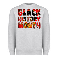 Heather Grey Black history month juneteenth Heavyweight Sweatshirt - Zillion Design Studio