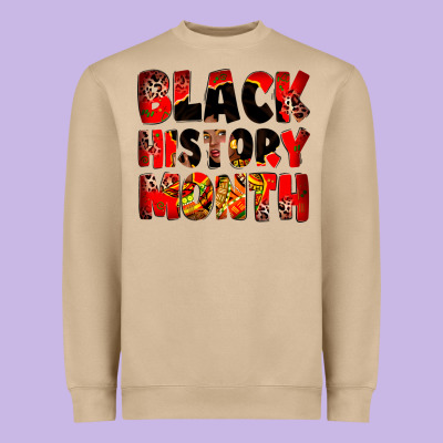 Black History Month Juneteenth Heavyweight Sweatshirt Designed By Zillion Design Studio