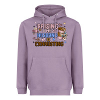 Lavender raising my husband is exhausting Heavyweight Hoodie - MaliasSmallBusiness