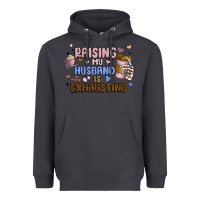 Smoke raising my husband is exhausting Heavyweight Hoodie - MaliasSmallBusiness