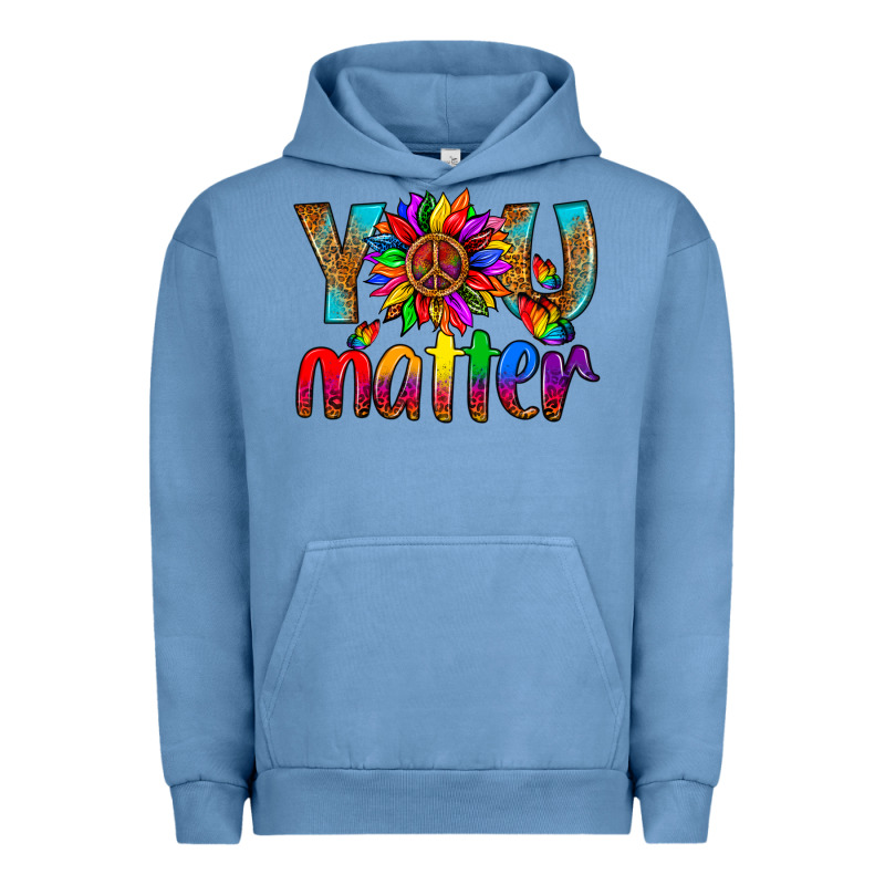 Lgbtq+ You Matter With Leopard Urban Hoodie by NancyCooperArtShop | Teevron