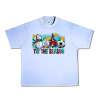 Grape Ice Tis The Season Christmas With Soccer Ball And Snowman Urban Heavy Tee - FaDigitalArtStudio