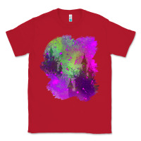 Red castle halloween patch Classic Tee - BundleAndBundleShop