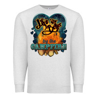 Oatmeal Heather life is better by the campfire Premium Sweatshirt - NancyCooperArtShop
