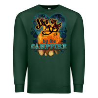 Sports Green life is better by the campfire Premium Sweatshirt - NancyCooperArtShop