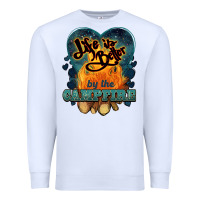 White life is better by the campfire Premium Sweatshirt - NancyCooperArtShop
