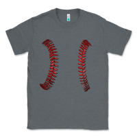 Charcoal Heather ball stitch Classic Tee - AdoDesignShop