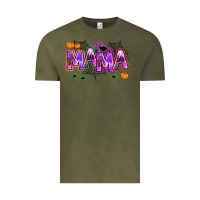 Vintage Olive halloween mama Vintage Tee - AdoDesignShop