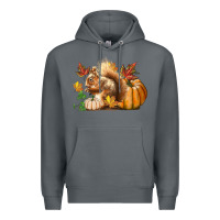 Rock Fall Squirrel Premium Hoodie - LillyAllenDesigns