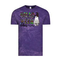 Cloud Purple halloween vibes Vintage Tee - CowhideDigitalArt