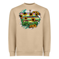Mushroom Iowa State Map Heavyweight Sweatshirt - RanaPortraitStore