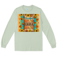 Matcha Thankful mama mama mama Long Sleeve Tee - Artiststas