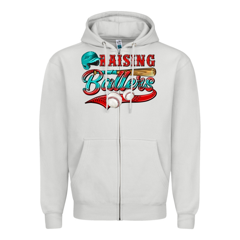 Raising Ballers Zipper Hoodie by NancyCooperArtShop | Teevron