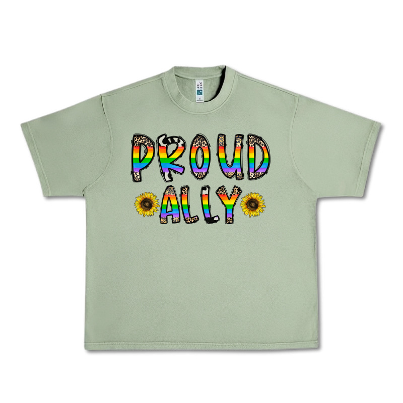 Proud Ally Urban Heavy Tee by CowhideDigitalArt | Teevron