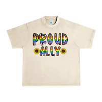 Sandshell proud ally Urban Heavy Tee - CowhideDigitalArt