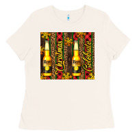 Bone beer bottle for christmas Ladies Tee - AdoDesignShop