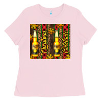 Beer Bottle For Christmas Ladies Tee | Teevron