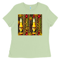 Matcha beer bottle for christmas Ladies Tee - AdoDesignShop