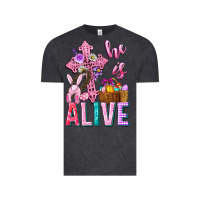 Vintage Black he is alive easter Vintage Tee - Neo Western