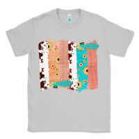 Moon Dust Western Cowhide Sunflower Jute Glitter Farm Life Brush Stroke Classic Tee - Bettercallsaul