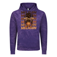 Cloud Purple melanin afro messy bun Vintage Hoodie - texasbilliewilder