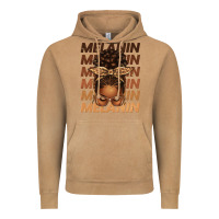 Vintage Camel melanin afro messy bun Vintage Hoodie - texasbilliewilder