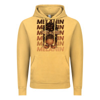 Vintage Mustard melanin afro messy bun Vintage Hoodie - texasbilliewilder