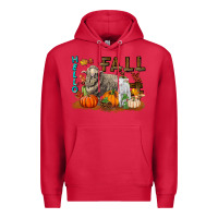 Cardinal Hello Fall Merino Wool Sheep Premium Hoodie - LillyAllenDesigns