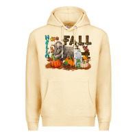 Pina Colada Hello Fall Merino Wool Sheep Premium Hoodie - LillyAllenDesigns