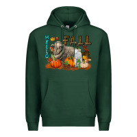 Sports Green Hello Fall Merino Wool Sheep Premium Hoodie - LillyAllenDesigns